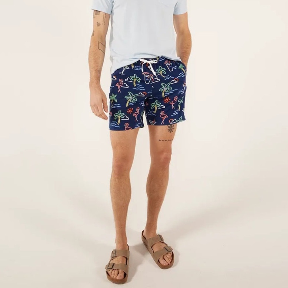 Chubbies Classic Swim Trunk The Neon Lights XXL